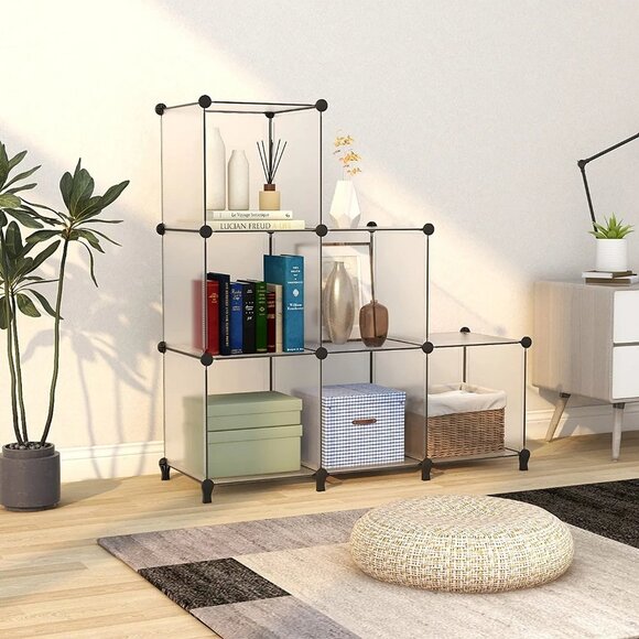 12x12 inches 6 Cube Shelves Units, Cabinet Closet Shelf Organizers - Picture 2 of 5